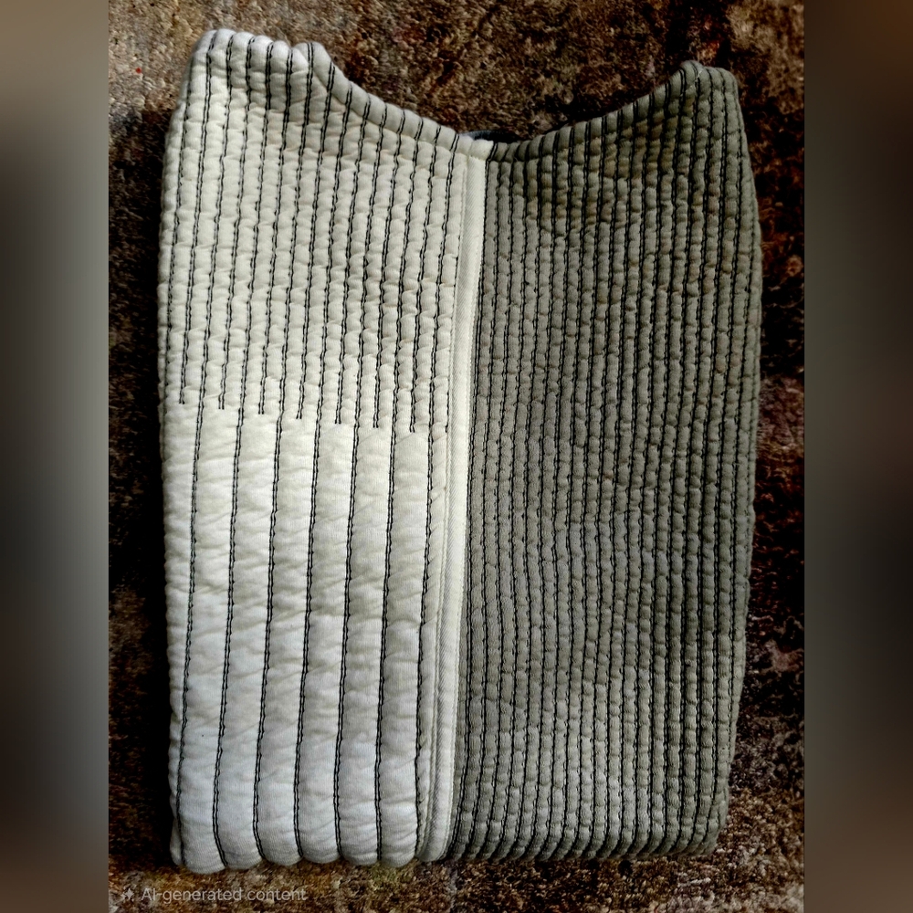 Zara Black and White Striped Knit Top - Picture 3 of 5